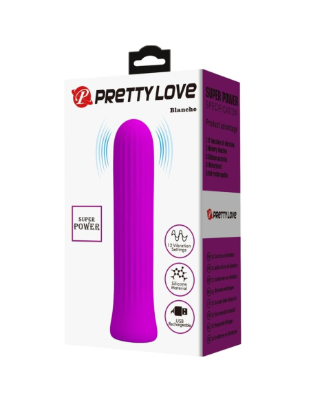PRETTY LOVE - BLANCHE VIBRADOR ESTIMALADOR ROSA