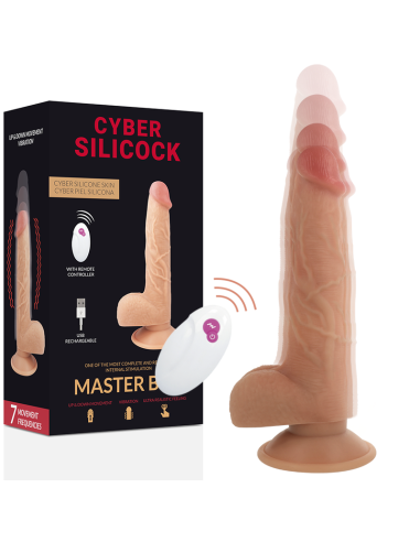 CYBER SILICOCK - REALÍSTICO CONTROL REMOTO MASTER BEN 23.88 CM -O- 4.3 CM
