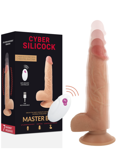 CYBER SILICOCK - REALÍSTICO CONTROL REMOTO MASTER BEN 23.88 CM -O- 4.3 CM