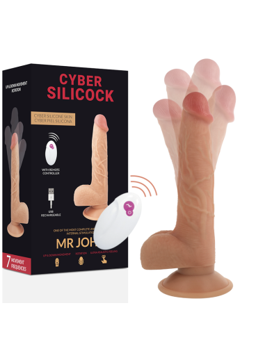 CYBER SILICOCK - REALÍSTICO CONTROL REMOTO MR JOHN 23.88 CM -O- 4.3 CM