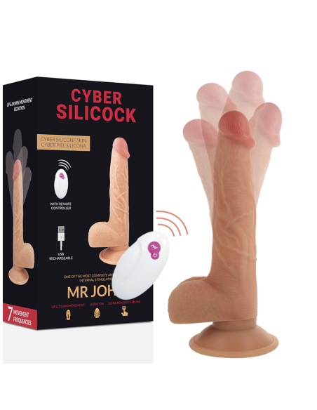 CYBER SILICOCK - REALÍSTICO CONTROL REMOTO MR JOHN 23.88 CM -O- 4.3 CM