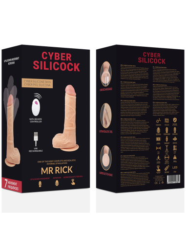 CYBER SILICOCK - REALÍSTICO CONTROL REMOTO MR RICK 20.9 CM -O- 4 CM