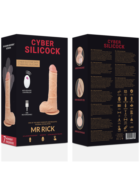 CYBER SILICOCK - REALÍSTICO CONTROL REMOTO MR RICK 20.9 CM -O- 4 CM