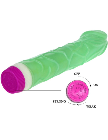 BAILE - WAVES OF PLEASURE VIBRADOR 23 CM VERDE