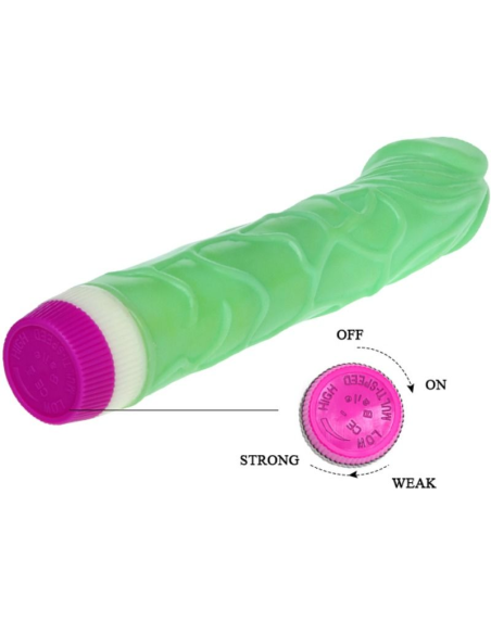 BAILE - WAVES OF PLEASURE VIBRADOR 23 CM VERDE