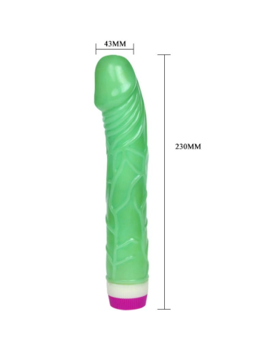 BAILE - WAVES OF PLEASURE VIBRADOR 23 CM VERDE