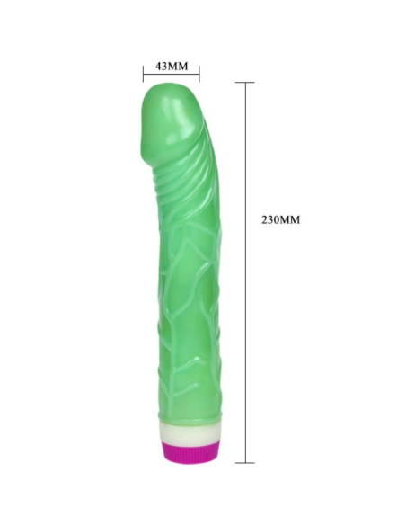 BAILE - WAVES OF PLEASURE VIBRADOR 23 CM VERDE