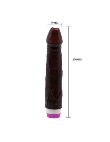 BAILE - WAVES OF PLEASURE VIBRADOR 23 CM MARRÓN