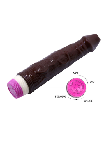 BAILE - WAVES OF PLEASURE VIBRADOR 23 CM MARRÓN