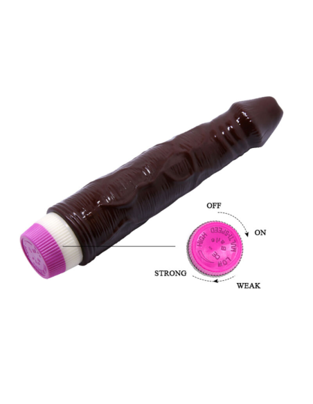 BAILE - WAVES OF PLEASURE VIBRADOR 23 CM MARRÓN