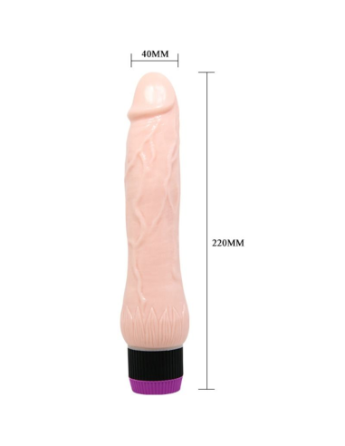 BAILE - ADOUR CLUB VIBRADOR REALÍSTICO BASE ANCHA 22 CM