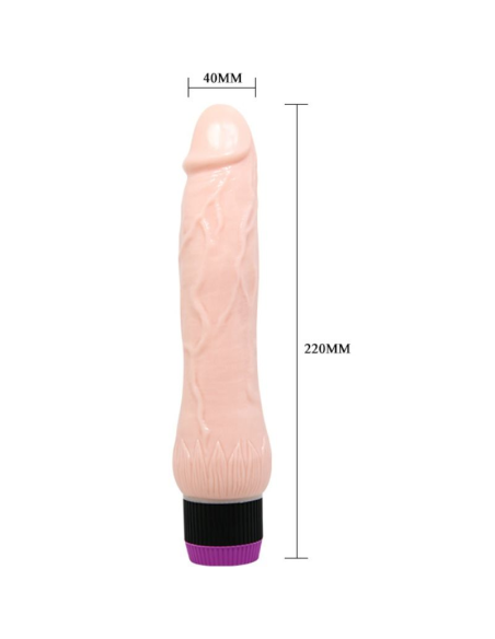 BAILE - ADOUR CLUB VIBRADOR REALÍSTICO BASE ANCHA 22 CM