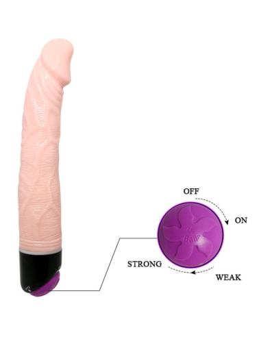BAILE - ADOUR CLUB VIBRADOR REALÍSTICO 23 CM NATURAL