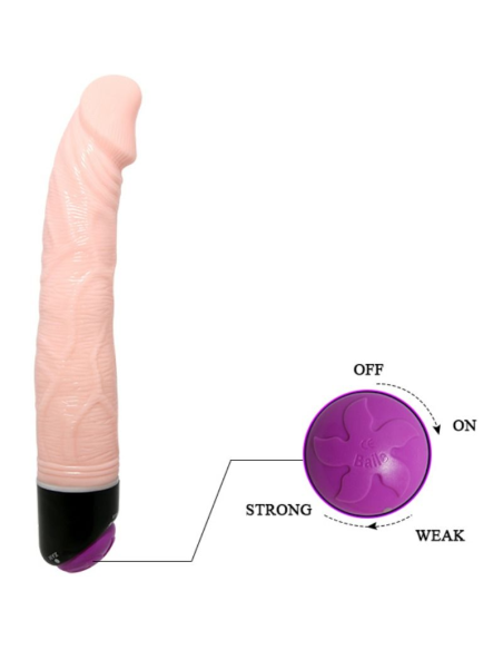 BAILE - ADOUR CLUB VIBRADOR REALÍSTICO 23 CM NATURAL
