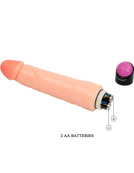 BAILE - VIBRADOR REALÍSTICO FLEXIBLE 25 CM
