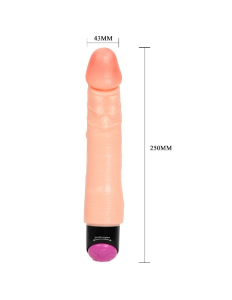 BAILE - VIBRADOR REALÍSTICO FLEXIBLE 25 CM