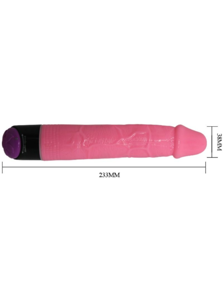 BAILE - COLORFUL SEX VIBRADOR REALÍSTICO ROSA 23 CM