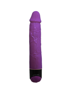 BAILE - COLORFUL SEX VIBRADOR REALÍSTICO LILA 23 CM