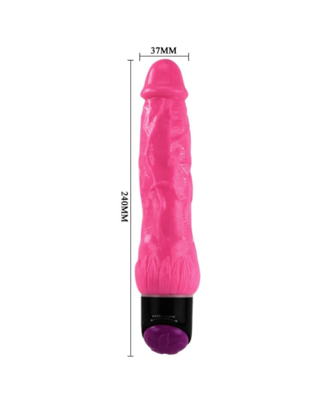 BAILE - COLORFUL SEX VIBRADOR REALÍSTICO ROSA 24 CM