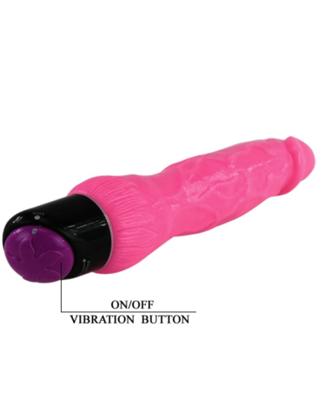 BAILE - COLORFUL SEX VIBRADOR REALÍSTICO ROSA 24 CM