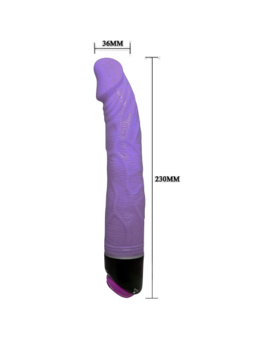 BAILE - ADOUR CLUB VIBRADOR REALÍSTICO 23 CM LILA
