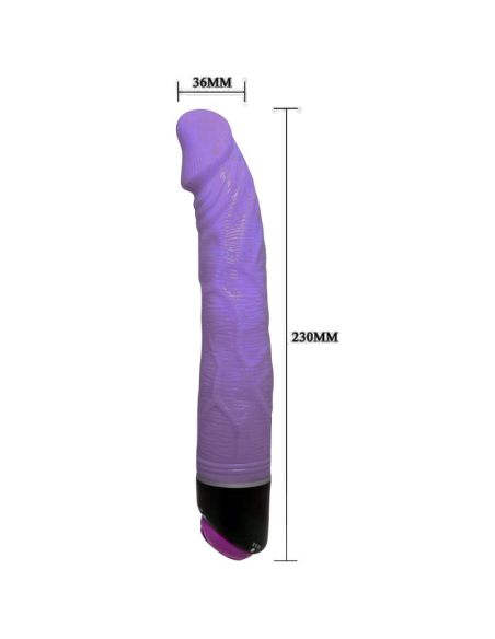 BAILE - ADOUR CLUB VIBRADOR REALÍSTICO 23 CM LILA