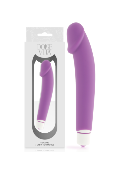DOLCE VITA - REALISTIC VIBRADOR SILICONA LILA