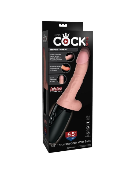KING COCK - PLUS TRIPLE THREAT NATURAL