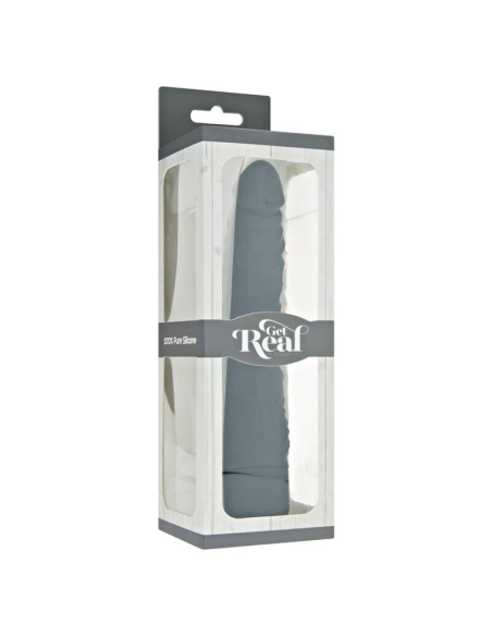 GET REAL - CLASSIC SLIM VIBRADOR NEGRO
