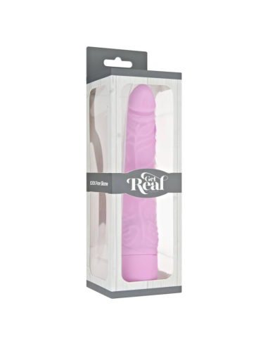 GET REAL - CLASSIC SLIM VIBRADOR ROSA