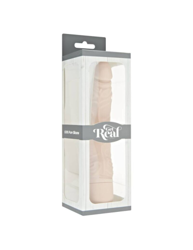 GET REAL - CLASSIC SLIM VIBRADOR NATURAL