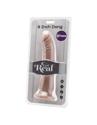 GET REAL - DONG 20,5 CM VIBRATING NATURAL