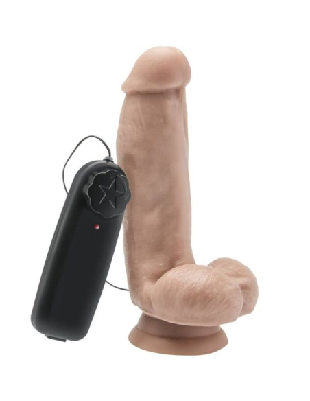 GET REAL - DILDO 12 CM CON TESTÍCULOS VIBRADOR NATURAL