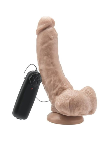 GET REAL - DILDO 20,5 CM CON TESTÍCULOS VIBRADOR NATURAL