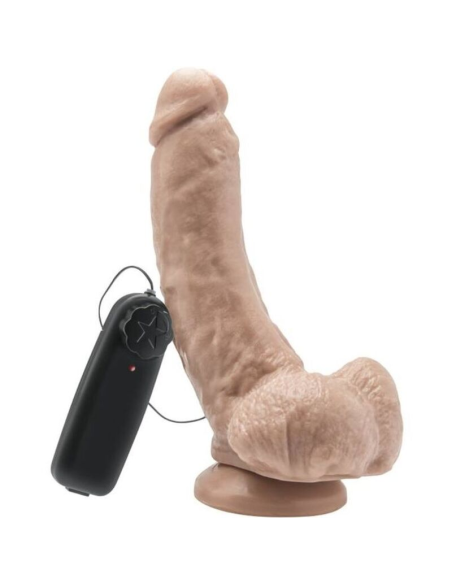 GET REAL - DILDO 20,5 CM CON TESTÍCULOS VIBRADOR NATURAL