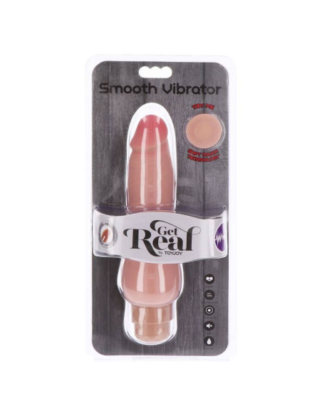 GET REAL - DUAL DENSITY SMOOTH VIBRADOR NATURAL
