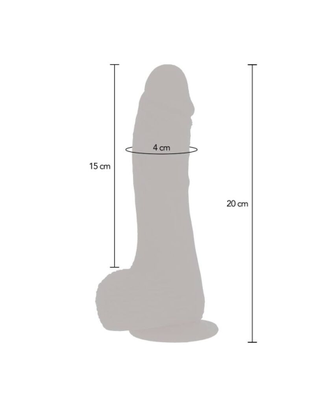 GET REAL - DILDO VIBRADOR ROTADOR UPandDOWN NATURAL