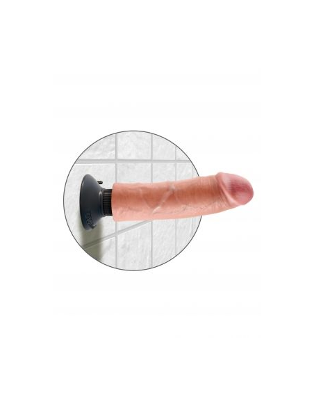 KING COCK - DILDO VIBRADOR 20.32 CM NATURAL