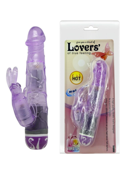 BAILE - VIBRATORS MULTIVELOCIDAD CON RABBIT LILA