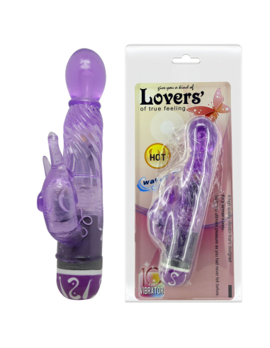 BAILE - VIBRADOR MULTIVELOCIDAD CON ESTIMULADOR LILA