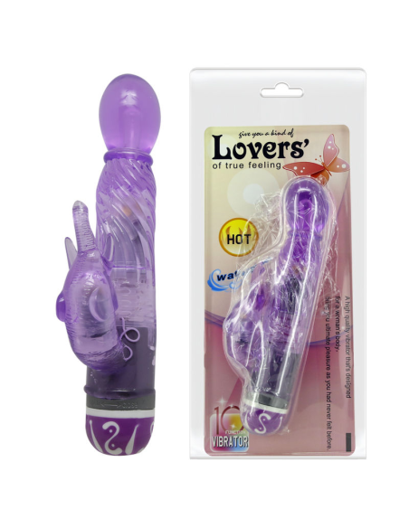 BAILE - VIBRADOR MULTIVELOCIDAD CON ESTIMULADOR LILA