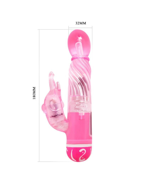 BAILE - VIBRADOR MULTIVELOCIDAD CON ESTIMULADOR LILA