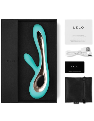 LELO - SORAYA 2 VIBRADOR RABBIT VERDE AGUA