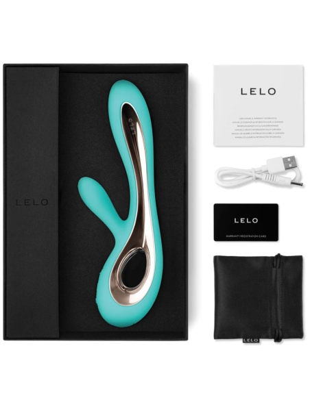 LELO - SORAYA 2 VIBRADOR RABBIT VERDE AGUA