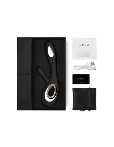 LELO - SORAYA WAVE VIBRADOR RABBIT NEGRO