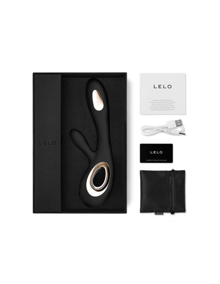 LELO - SORAYA WAVE VIBRADOR RABBIT NEGRO