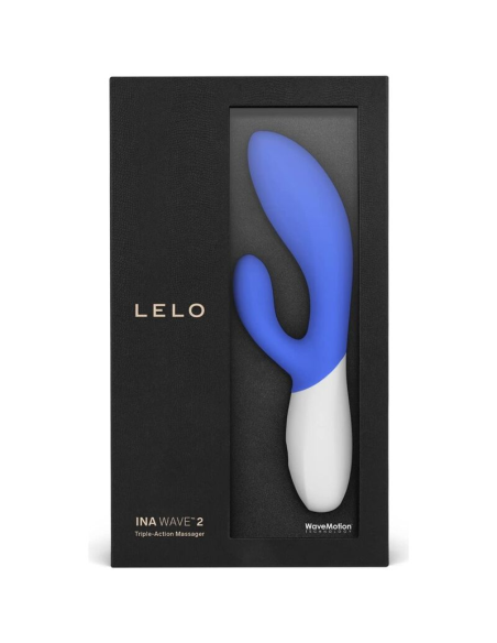 LELO - INA WAVE 2 VBRADOR LUJO MOVIMIENTO ESPECIAL AZUL