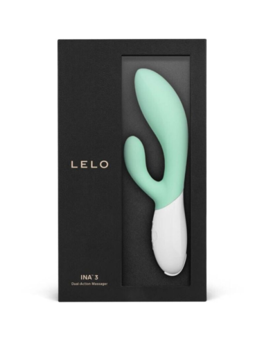 LELO - INA 3 VERDE VIBRADOR RABBIT LUJO VERDE AGUA