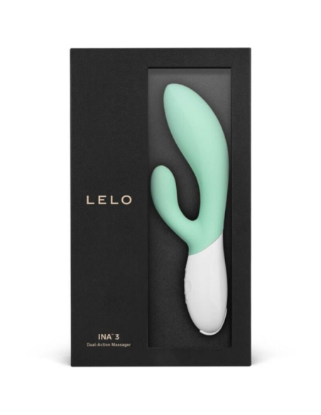 LELO - INA 3 VERDE VIBRADOR RABBIT LUJO VERDE AGUA