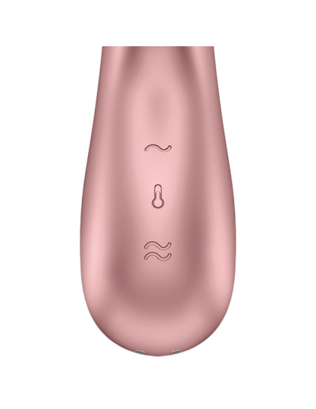 SATISFYER - HOT LOVER VIBRADOR ROSA and BEIGE